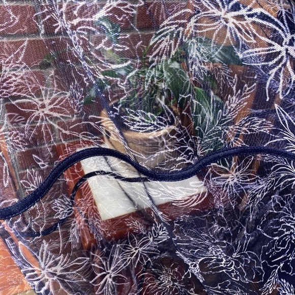 GorgeousBlue dress by Roamans SZ 26W pleated & Flowy on bottom Ruched at middle. - Picture 7 of 9